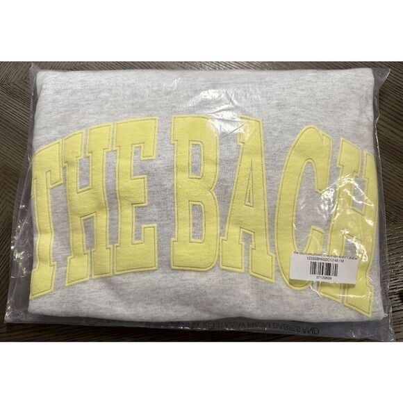 The Bar The Bach Gray/Lemon Varsity Sweatshirt - Picture 6 of 8